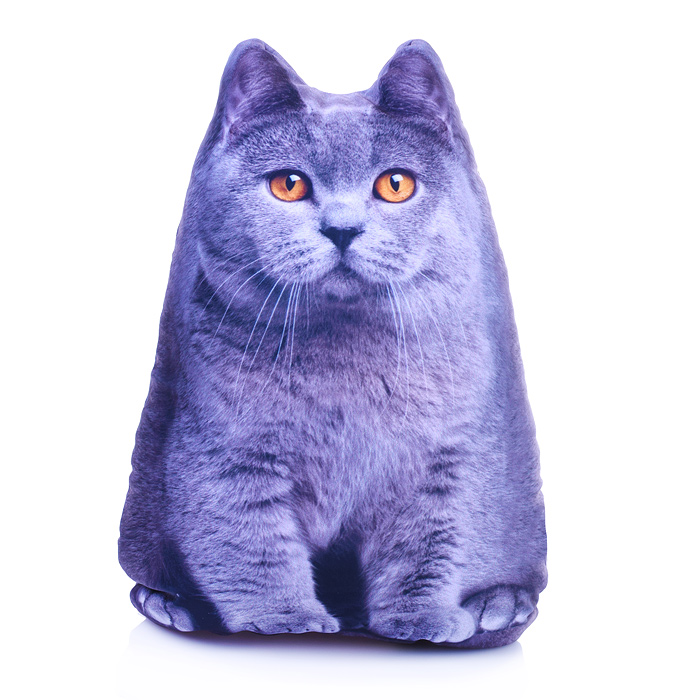 Игрушка антистресс "Кот серый" 30см Игрушка антистресс "Кот серый" 30см