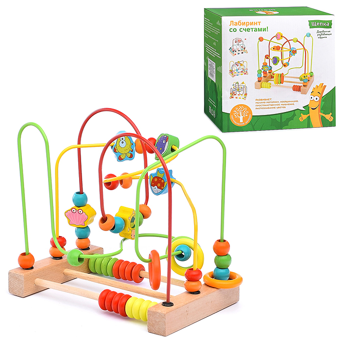 Игра Лабиринт D1236-2 "Морские жители", со счетами Игра Лабиринт D1236-2 "Морские жители", со счетами