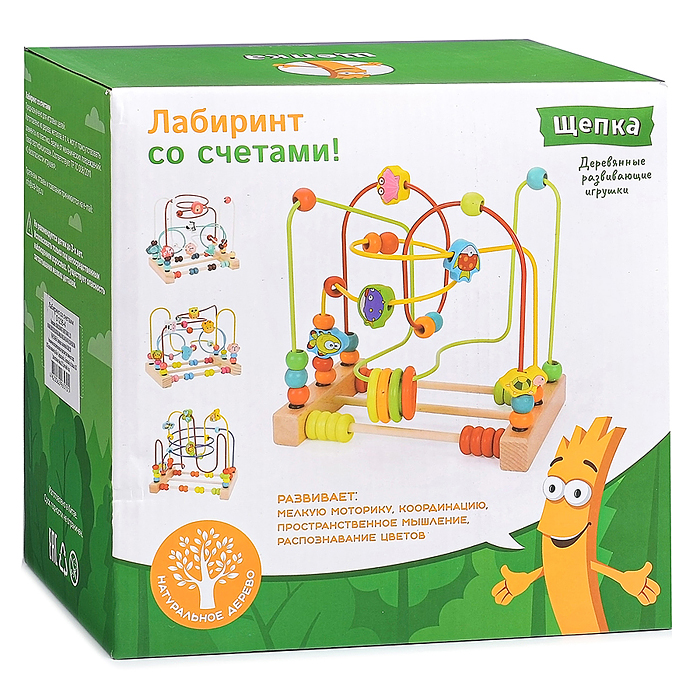 Фото к товару Игра Лабиринт D1236-2 "Морские жители", со счетами Игра Лабиринт D1236-2 "Морские жители", со счетами