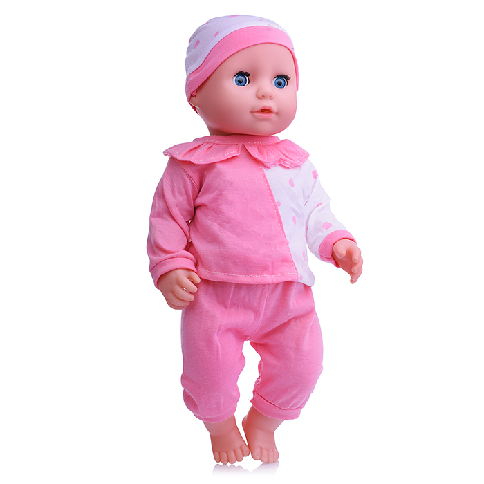 Фото к товару Пупс QH3009-1 с аксессуарами, в коробке Пупс QH3009-1 с аксессуарами, в коробке