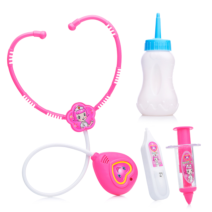 Фото к товару Пупс QH3009-1 с аксессуарами, в коробке Пупс QH3009-1 с аксессуарами, в коробке