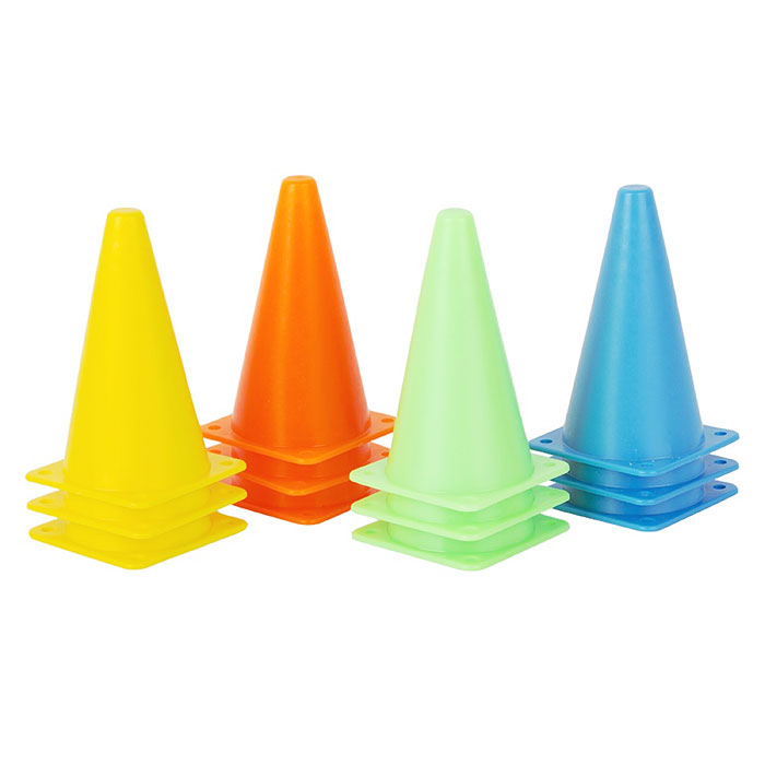 Конус фишка разметочная H 10см 12шт (цвет ассорти) Конус фишка разметочная H 10см 12шт (цвет ассорти)