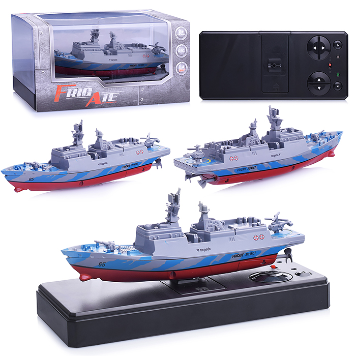 Фото к товару Лодка 3318 р/у, 27MHz, в коробке Лодка 3318 р/у, 27MHz, в коробке