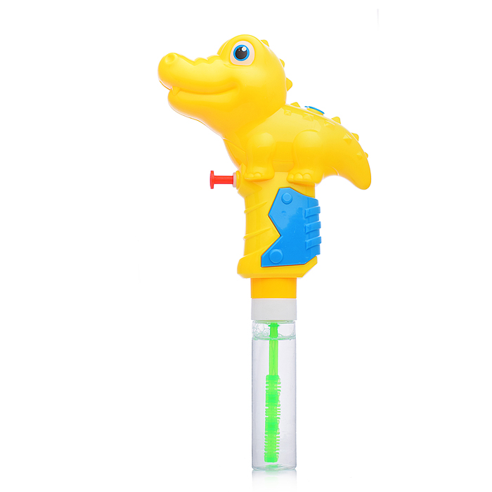 Фото к товару Мыльные пузыри 00-4067 "Крокодил" стреляет водой, 23 см. Мыльные пузыри 00-4067 "Крокодил" стреляет водой, 23 см.