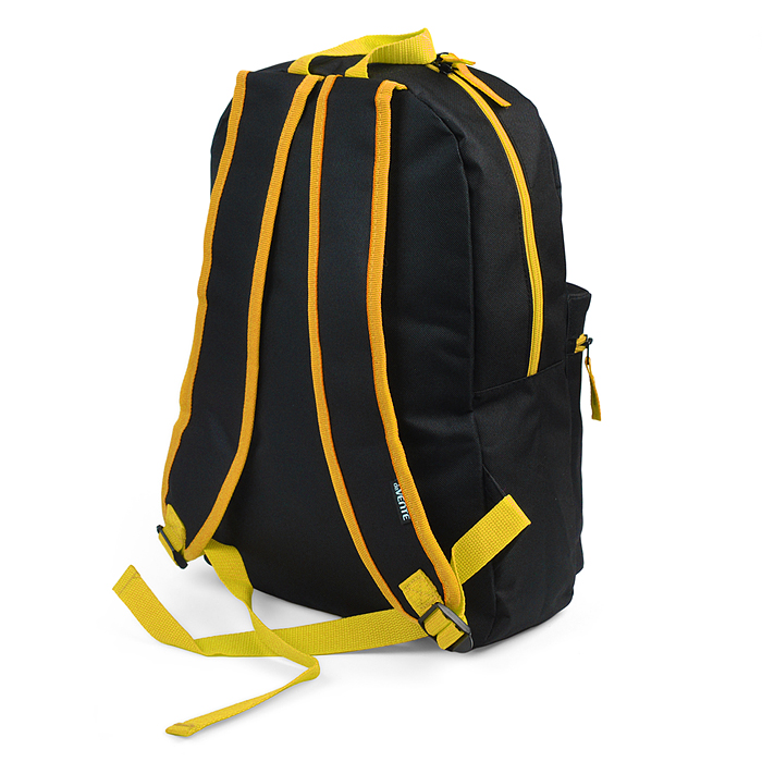 Фото к товару Рюкзак "Black" подростковый 40x29x17 см (14 л) 250 г, 1 отделение на молнии, 1 передний кар Рюкзак "Black" подростковый 40x29x17 см (14 л) 250 г, 1 отделение на молнии, 1 передний кар