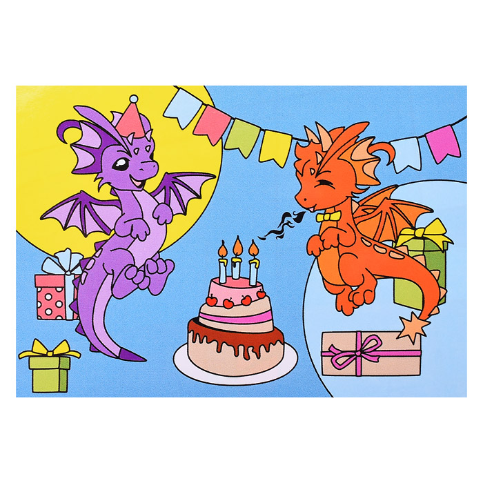 Фото к товару Картина по номерам для малышей "С Днём рождения!" Картина по номерам для малышей "С Днём рождения!"