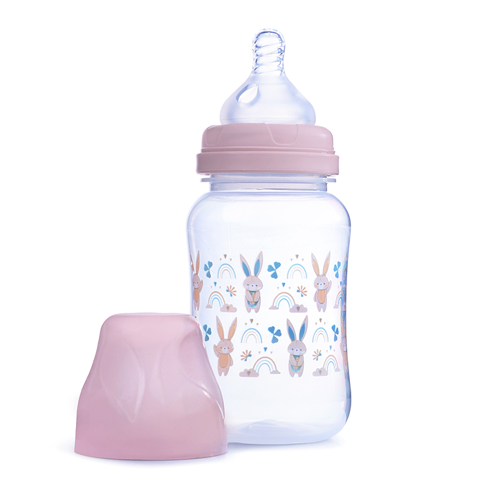 Фото к товару Бутылочка для кормления 270мл "Лесные зверята" Бутылочка для кормления 270мл "Лесные зверята"