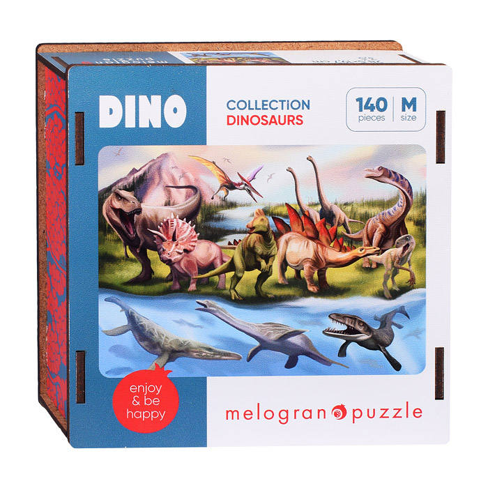 Пазлы 140 "Мир динозавров" Collection DINOSAURS. Пазлы 140 "Мир динозавров" Collection DINOSAURS.