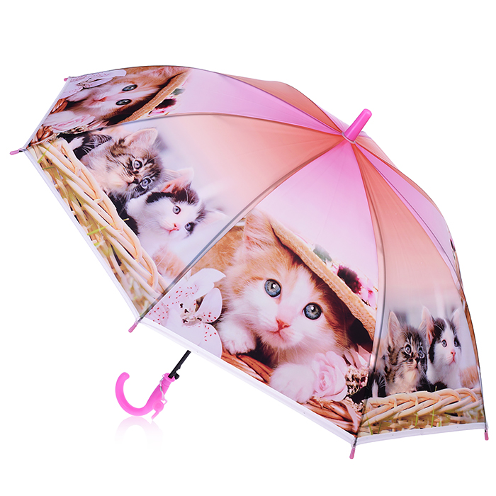 Фото к товару Зонт детский 00-0219 "Мур-мур" (50см.) Зонт детский 00-0219 "Мур-мур" (50см.)