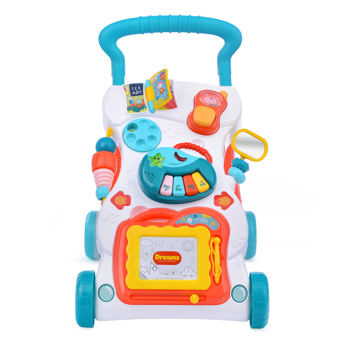 Фото к товару Ходунки-каталка Y0006 "Вместе весело шагать" в коробке Ходунки-каталка Y0006 "Вместе весело шагать" в коробке