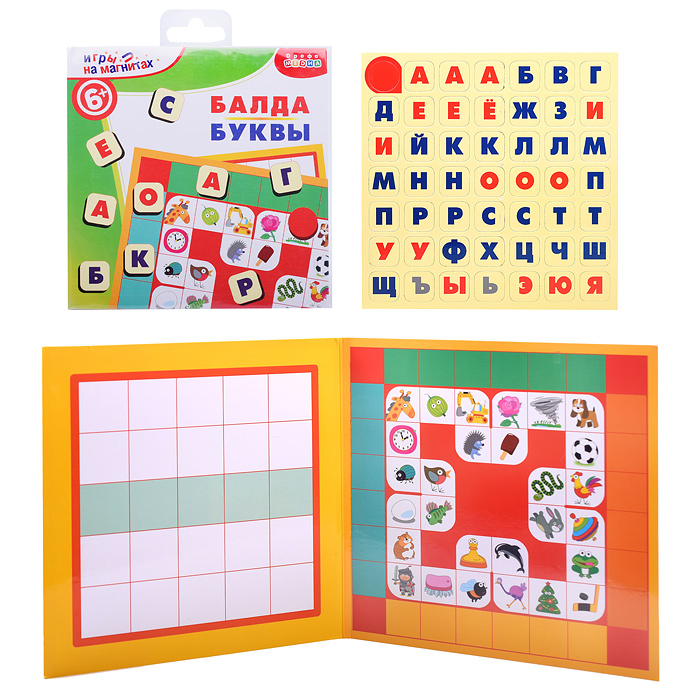 Игры на магнитах в дорогу. Балда. Буквы Игры на магнитах в дорогу. Балда. Буквы