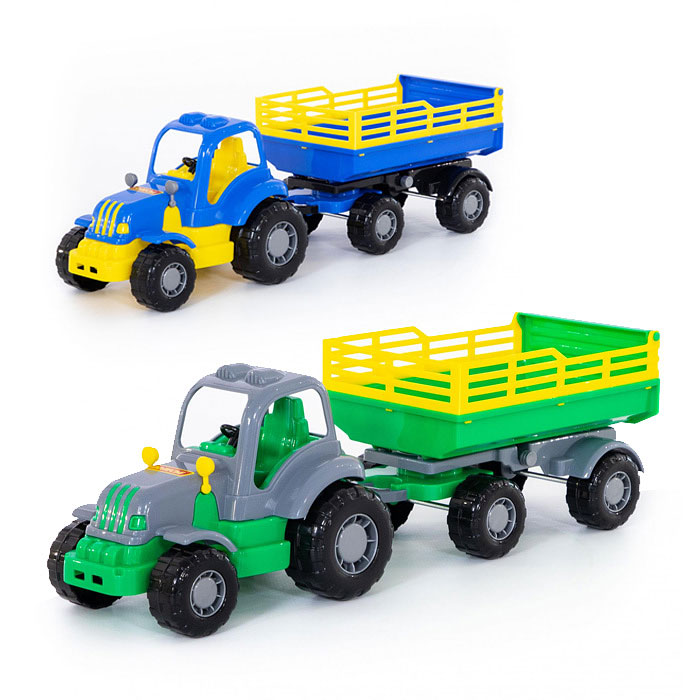 Трактор с прицепом №2 "Крепыш" Трактор с прицепом №2 "Крепыш"