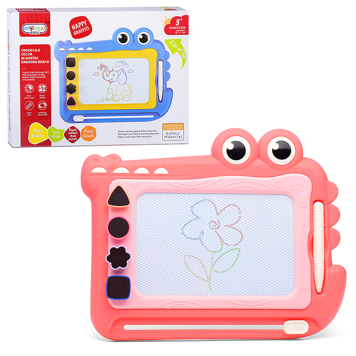 Фото к товару Доска для рисования 668-217 "Добрый крокодил" в коробке Доска для рисования 668-217 "Добрый крокодил" в коробке