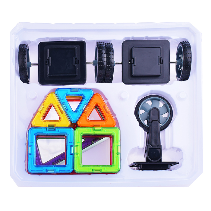 Фото к товару Конструктор магнитный 2474 "Цветные магниты" 25 дет., в коробке Конструктор магнитный 2474 "Цветные магниты" 25 дет., в коробке