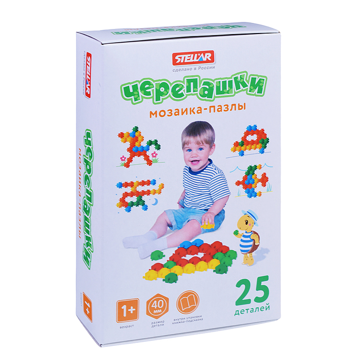 Фото к товару Мозаика пазлы Черепашки (40мм.25шт.) Мозаика пазлы Черепашки (40мм.25шт.)