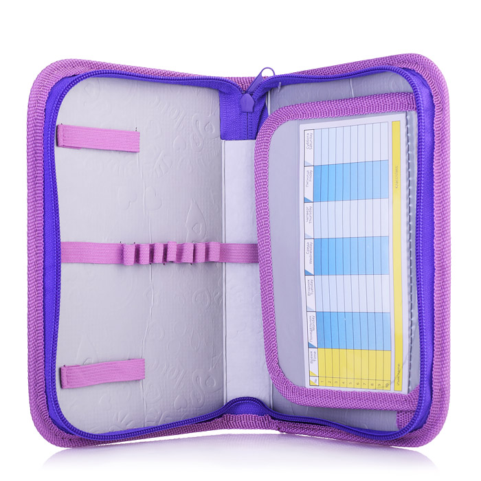 Пенал односекционный большой с откидной планкой печать на ткани "Принцесса Лебедь 2023"