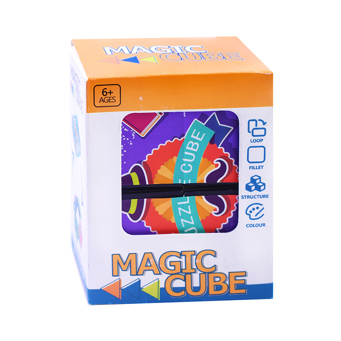 Фото к товару Головоломка 22-15 "Магический куб" в коробке Головоломка 22-15 "Магический куб" в коробке