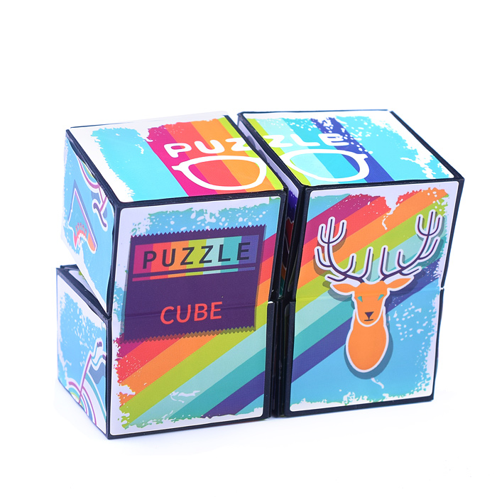 Фото к товару Головоломка 22-15 "Магический куб" в коробке Головоломка 22-15 "Магический куб" в коробке