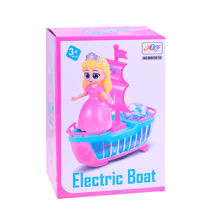 Фото к товару Лодка M8018-16 на батарейках, в коробке Лодка M8018-16 на батарейках, в коробке