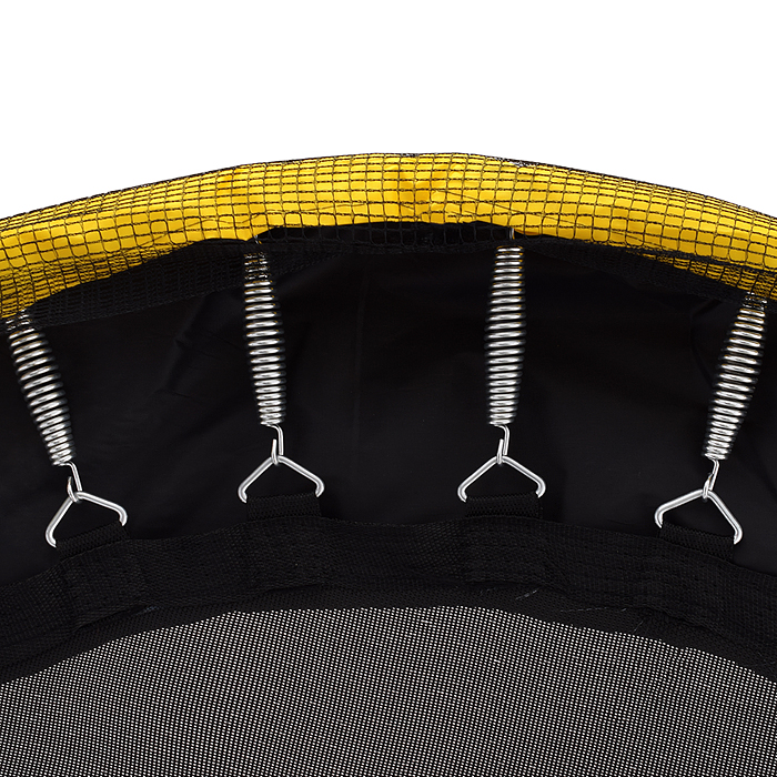 Фото к товару Батут ROCKET, d=140, внешняя сетка высотой 74 см., общая высота 110 см. жёлтый Батут ROCKET, d=140, внешняя сетка высотой 74 см., общая высота 110 см. жёлтый