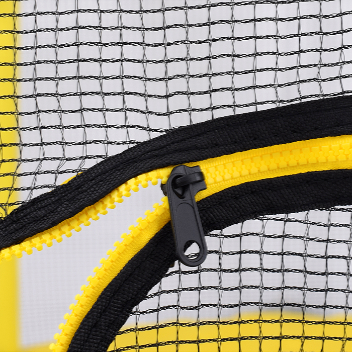 Фото к товару Батут ROCKET, d=140, внешняя сетка высотой 74 см., общая высота 110 см. жёлтый Батут ROCKET, d=140, внешняя сетка высотой 74 см., общая высота 110 см. жёлтый