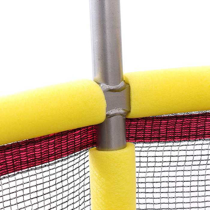 Фото к товару Батут ROCKET, d=140, внешняя сетка высотой 74 см., общая высота 110 см. жёлтый Батут ROCKET, d=140, внешняя сетка высотой 74 см., общая высота 110 см. жёлтый