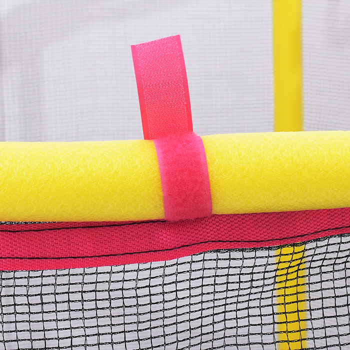 Фото к товару Батут ROCKET, d=140, внешняя сетка высотой 74 см., общая высота 110 см. жёлтый Батут ROCKET, d=140, внешняя сетка высотой 74 см., общая высота 110 см. жёлтый