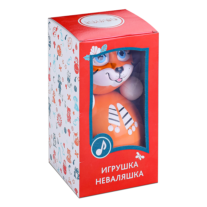 Фото к товару Неваляшка Тигренок в худ. упаковке Неваляшка Тигренок в худ. упаковке