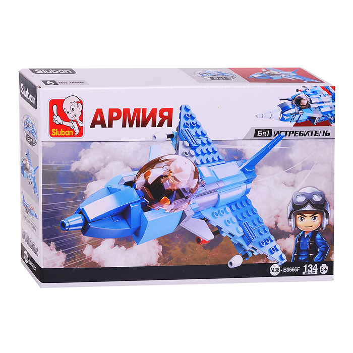 Конструктор M38-B0666F "Штурмовик" 6в1 (134дет) Конструктор M38-B0666F "Штурмовик" 6в1 (134дет)