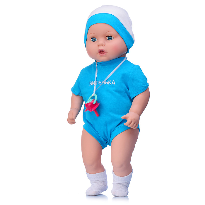 Фото к товару Кукла Витенька 11 с пустышкой озвуч. Кукла Витенька 11 с пустышкой озвуч.