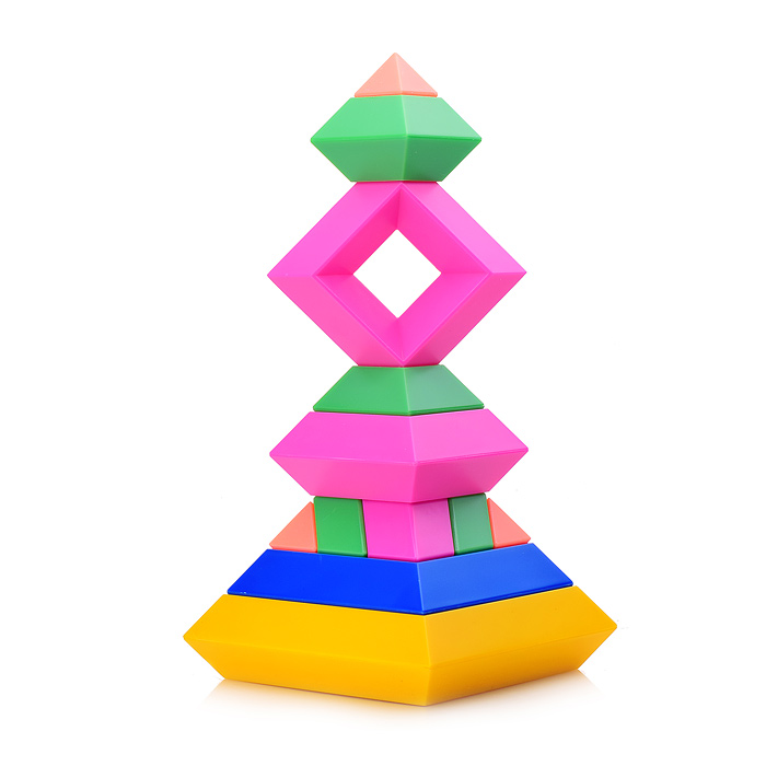 Фото к товару Развивающий конструктор. Пирамида Тип 4 Развивающий конструктор. Пирамида Тип 4