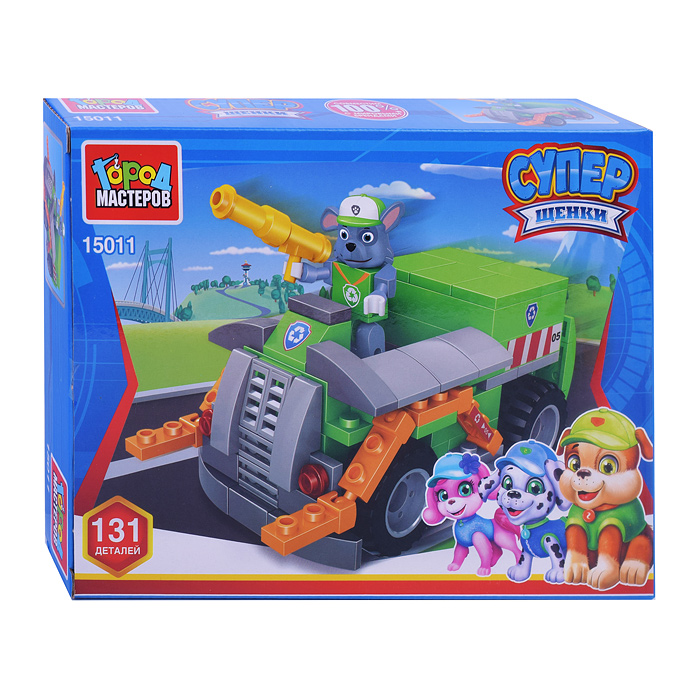 Конструктор Супер щенки: Мусоровоз (131 дет.) Конструктор Супер щенки: Мусоровоз (131 дет.)