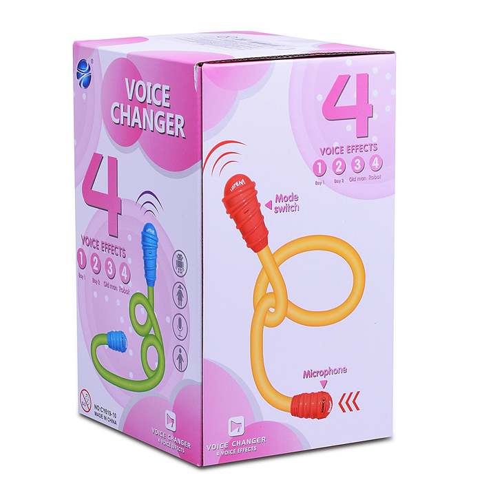 Фото к товару Микрофон 619-10 гибкий, цветной, на батарейках, в коробке Микрофон 619-10 гибкий, цветной, на батарейках, в коробке