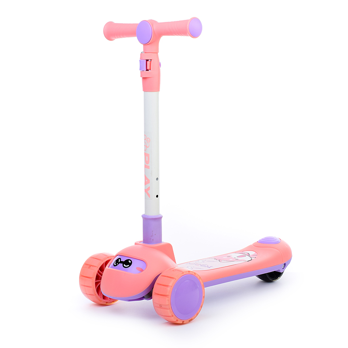 Фото к товару Самокат U038230Y 3-х кол., розовый, PU, ABEC 7, в коробке Самокат U038230Y 3-х кол., розовый, PU, ABEC 7, в коробке