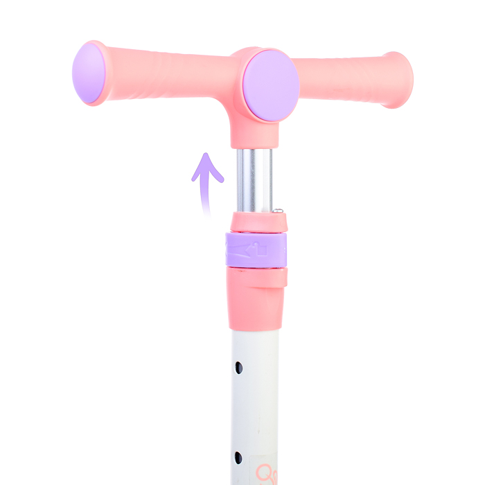 Фото к товару Самокат U038230Y 3-х кол., розовый, PU, ABEC 7, в коробке Самокат U038230Y 3-х кол., розовый, PU, ABEC 7, в коробке