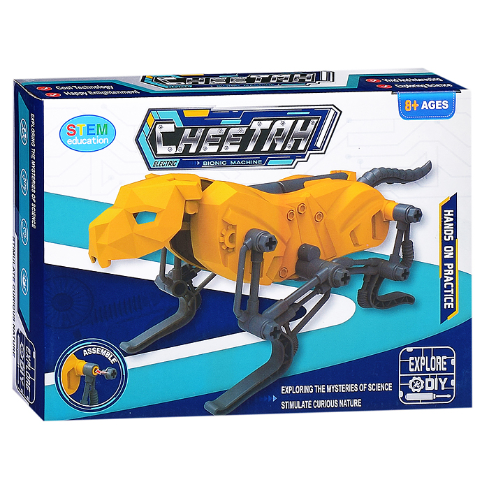 Конструктор XM010A "Механический гепард" в коробке Конструктор XM010A "Механический гепард" в коробке