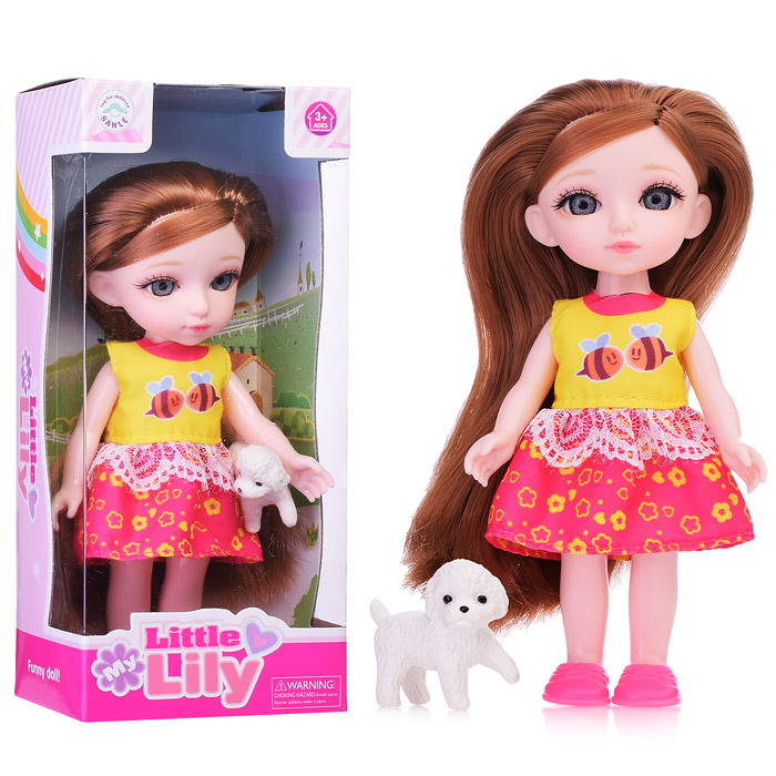 Кукла 69005 "Little lily" с питомцем, в коробке Кукла 69005 "Little lily" с питомцем, в коробке