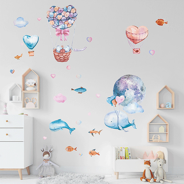 Интерьерная наклейка "Love in the Air" 60x90 см, ПВХ, в пластиковом пакете с блистерным под Интерьерная наклейка "Love in the Air" 60x90 см, ПВХ, в пластиковом пакете с блистерным под