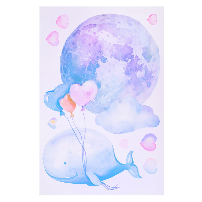 Фото к товару Интерьерная наклейка "Love in the Air" 60x90 см, ПВХ, в пластиковом пакете с блистерным под Интерьерная наклейка "Love in the Air" 60x90 см, ПВХ, в пластиковом пакете с блистерным под