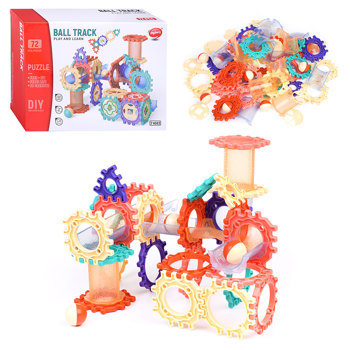 Конструктор GY555-65 "Ball Track" 72 дет Конструктор GY555-65 "Ball Track" 72 дет