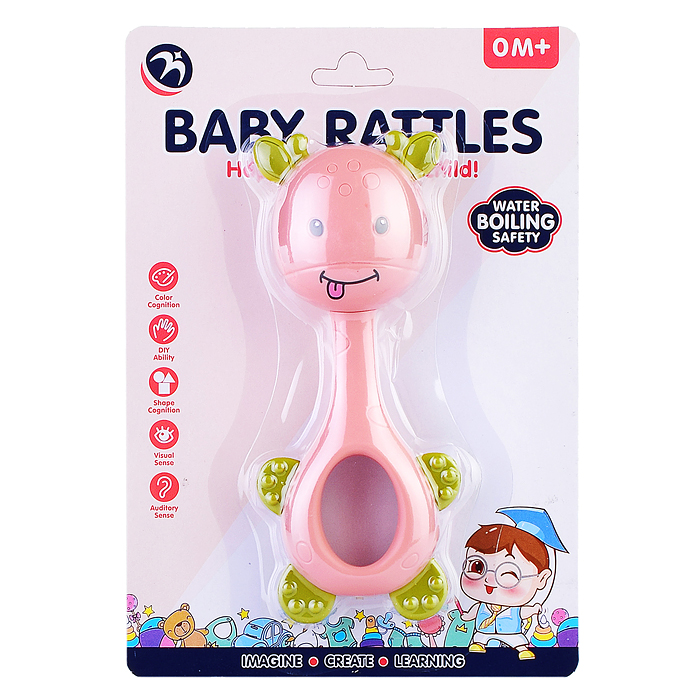 Погремушка BM8200-10 "Счастливый жирафик" на листе Погремушка BM8200-10 "Счастливый жирафик" на листе