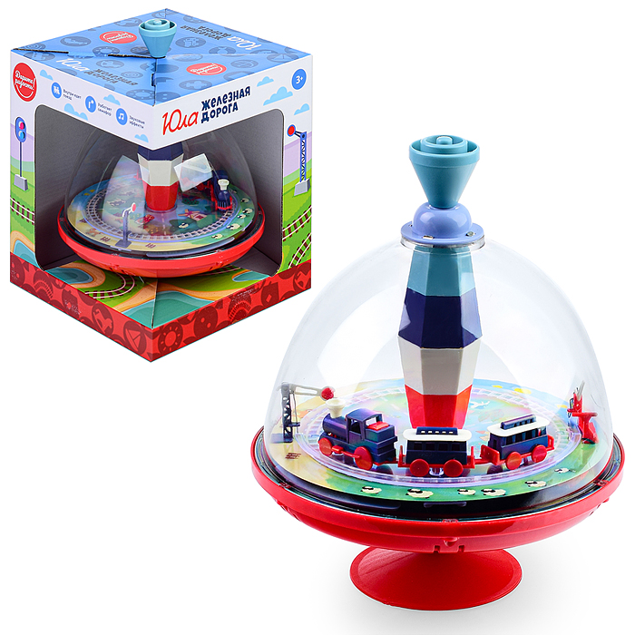 Юла UT0040 "Путешествие паровозика" в коробке