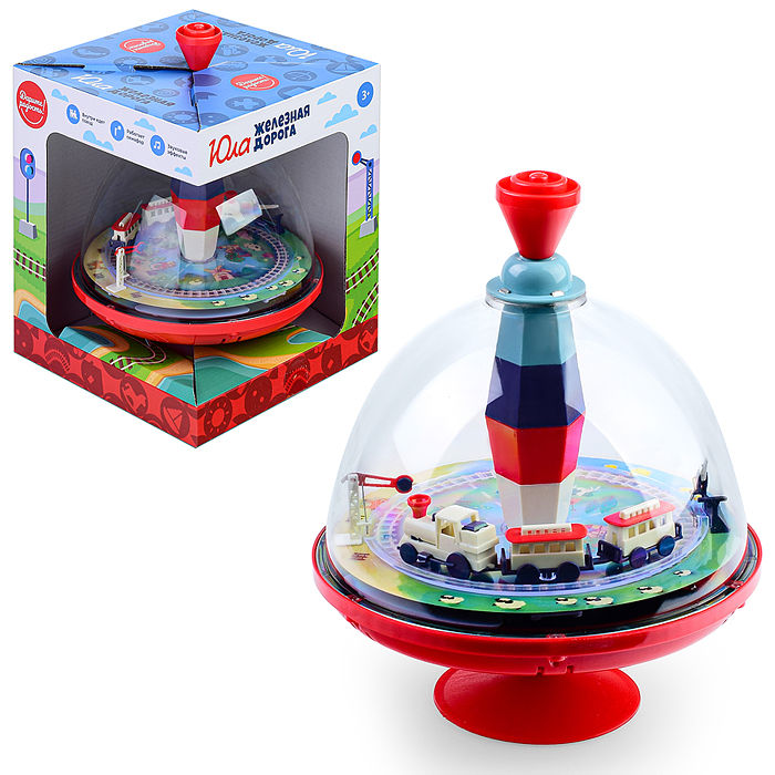 Юла UT0040 "Путешествие паровозика" в коробке