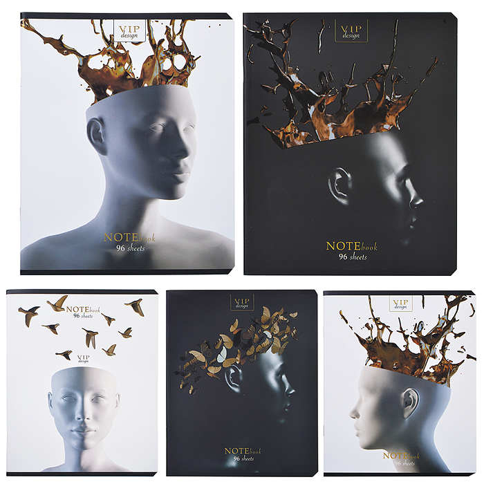 Тетрадь 96 л. клетка А5 "Полет мысли" скрепка Тетрадь 96 л. клетка А5 "Полет мысли" скрепка