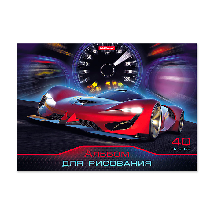 Альбом для рисования 40л. "Drive" А4, на клею Альбом для рисования 40л. "Drive" А4, на клею