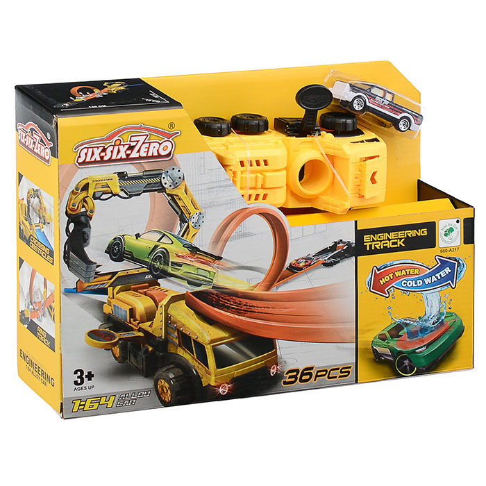 Фото к товару Трек-Катапульта 660-A217 "Большая трасса" в коробке Трек-Катапульта 660-A217 "Большая трасса" в коробке