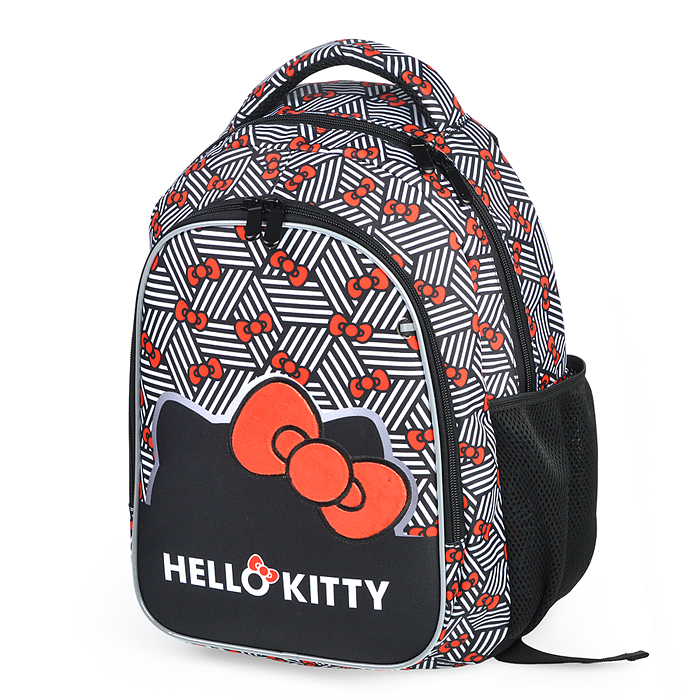Фото к товару Рюкзак облегченный "Hello Kitty" с анатомической спинкой, 2 отделения на молнии, на каждой молни Рюкзак облегченный "Hello Kitty" с анатомической спинкой, 2 отделения на молнии, на каждой молни