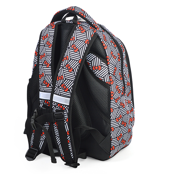 Фото к товару Рюкзак облегченный "Hello Kitty" с анатомической спинкой, 2 отделения на молнии, на каждой молни Рюкзак облегченный "Hello Kitty" с анатомической спинкой, 2 отделения на молнии, на каждой молни