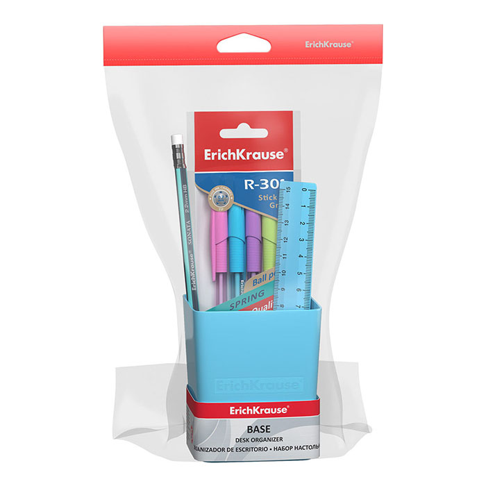 Фото к товару Набор настольный Base, Pastel, голубой Набор настольный Base, Pastel, голубой