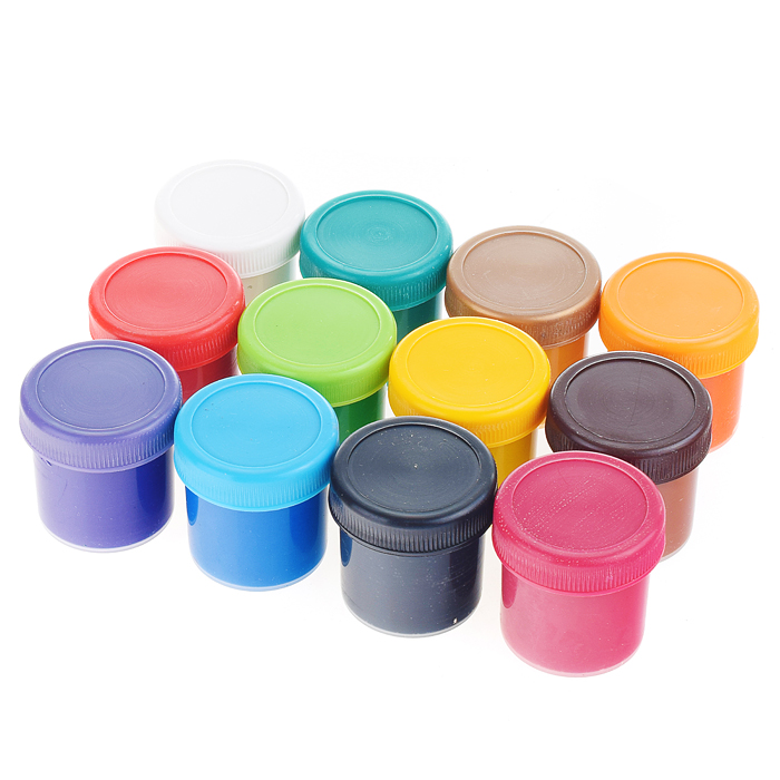 Фото к товару Гуашь 12 цв. 35 мл 3+ Гуашь 12 цв. 35 мл 3+